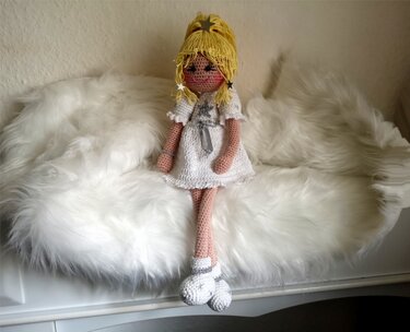 Häkelanleitung Kantenhocker Angie Engelchen