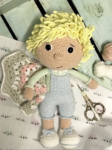 Häkelanleitung Kuschelschnuffelbande Puppe Leno