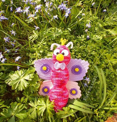 Häkelanleitung Schmetterling "Sunny"