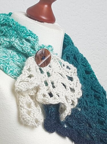 "Oh wie schön!" Häkelanleitung Drachenschwanz mit schönem Muster