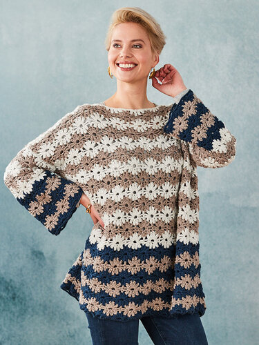 PULLI FLOWER-POWER - Häkeln