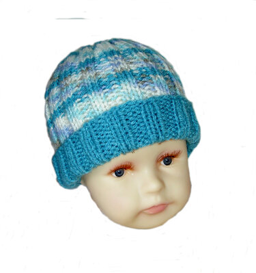 Strickanleitung Mütze Baby / Kleinkind unisex 4 - 12 Monate