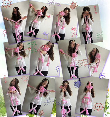 121 Crochet Pattern Rabbit Dude Keks Amigurumi soft toy by Pertseva