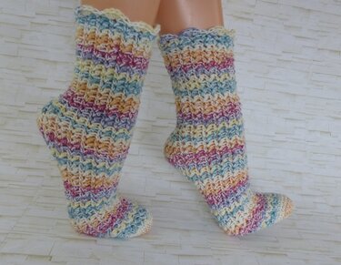 EasySoks10 Häkelanleitung für Wohlfühlsocken oder Sofasocken