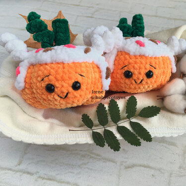Crochet Amigurumi pattern Creamy Pumpkin Halloween