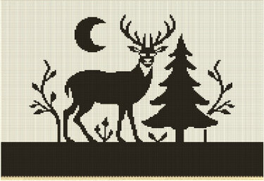 Seelenwärmer "Ich glaub, ich steh im Wald" Illusionsstricken - Bild 5