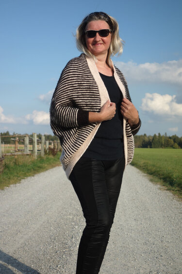 Seelenwärmer "Ich glaub, ich steh im Wald" Illusionsstricken