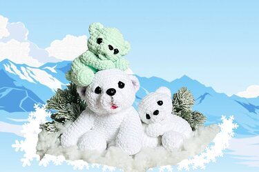 Eisbären Häkelanleitung Amigurumi