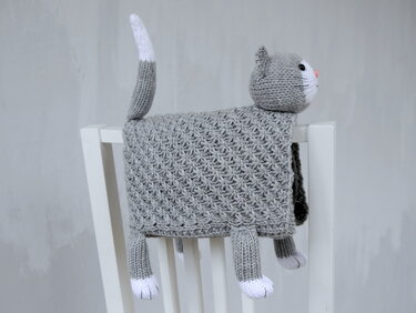 252E – Knitted Baby Blanket MIEZI - Knitting