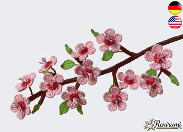 Häkelanleitung Kirschzweig