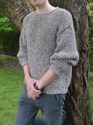Pullover Uni * Strickanleitung * alle Größen