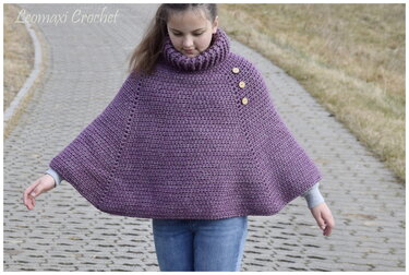 - RAVEN - Poncho für alle Größen, super schnell und einfach häkeln - Bild 7
