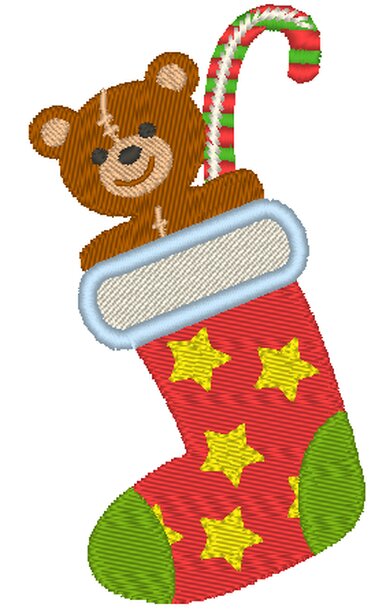 Nikolaus Freebie Stickdatei - Sticken