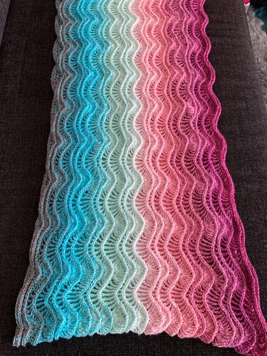Crochet Pattern Loop Scarf "Andromeda"