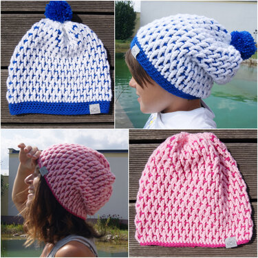 Beanie / Mütze NEW LOOK (alle Größen / mit cm-Tabelle)