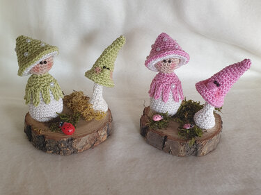 Häkelanleitung Die Pilze