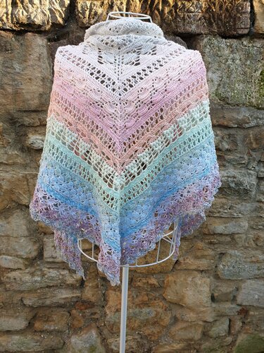 Häkelanleitung - Tuch "Mixed Up"