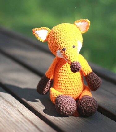Häkelanleitung Fynn der Fuchs 
