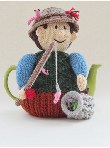 Gone Fishing Tea Cosy Knitting Pattern