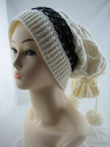 Häkelanleitung Schalmütze "Dreierlei" - Bild 6