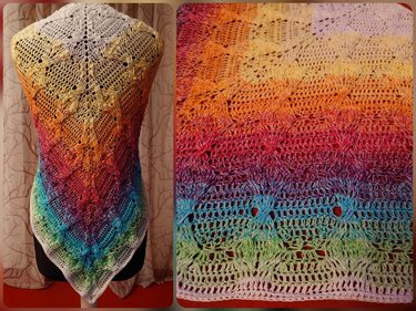 Tuch Dascha häkeln Häkeltuch