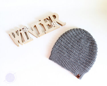 weiche Beanie "Jazz" (sportlich o. herabh., alle Gr.) - Häkeln