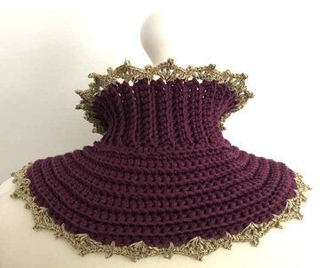 edeler Kragen "IVANA" - Häkeln