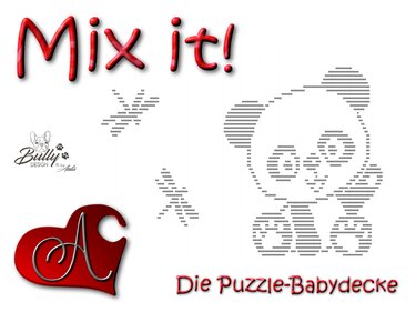 Mix it!  Die Puzzle-Babydecke - PANDA