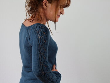 Strickanleitung Raglanpullover "Bella" - Stricken