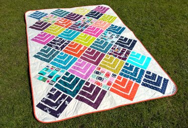 Jelly on Point - Patchwork Quilt Nähanleitung