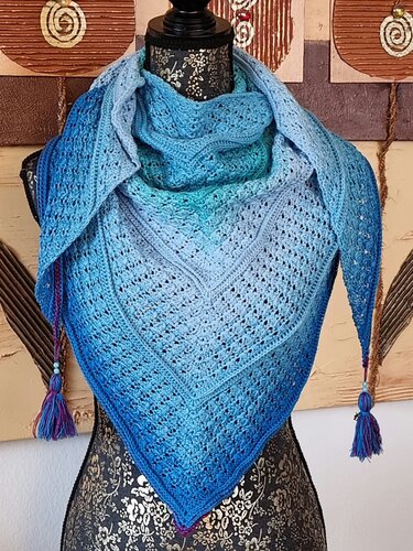 Smart Sally - Häkelanleitung Dreieckstuch in 2 Varianten