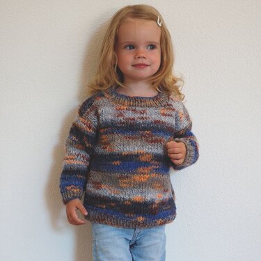 Strickanleitung Kinderpullover "Corvara" 762042