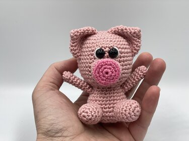 H&auml;kelanleitung: Susi&acute;s Mini-Friends: - Schwein "Lucky" - Häkeln