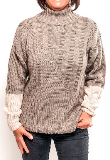 Chelsea - Pullover im Rippenmuster-Mix - Bild 2