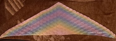 Häkelanleitung Tuch "Spiel der Würfel"