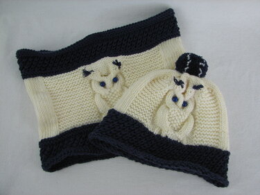 Strickanleitung Loop "Eule" - Bild 3