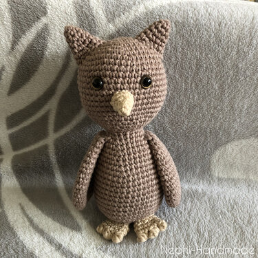 Häkelanleitung Eule Luise