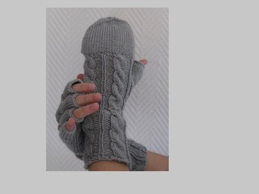 Fingerhandschuh und Fäustling in einem - Stricken