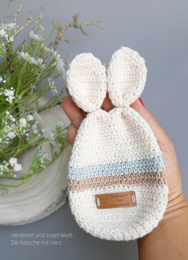 Schmusetuch Hase - Häkeln