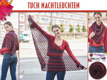 TUCH NACHTLEUCHTEN, gehäkelt