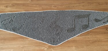 Musical Notes, Shadow Knitting, Illusion Knitting, Flat Motif Shawl - Image 7