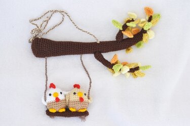 Crochet Pattern Door Decoration Chickens, Autumn *Beginner-Friendly*