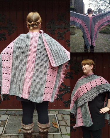 Überwurf/Poncho Winterelfe für alle Größen - Bild 2