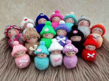 Häkelanleitung - Schlafpüppis - zwei Größen