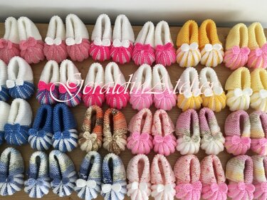 Strickanleitung für Baby Schuhe, Finkli, mit nur 2 Nadeln. Einfach genial und schnell!