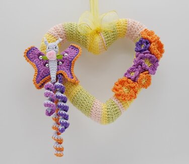 Häkelanleitung Deko Herz