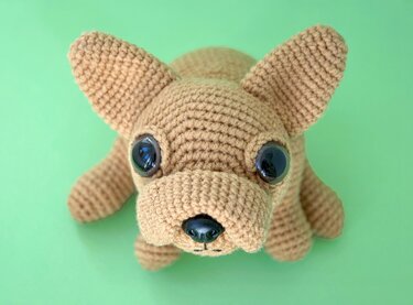 Anleitung Francis die französische Bulldogge - Häkeln