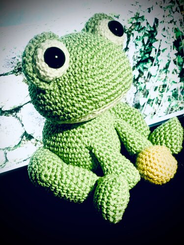 Henry the cute Frog crochet pattern