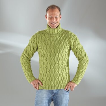 Strickanleitung Herrenpullover "Sporty" 755099