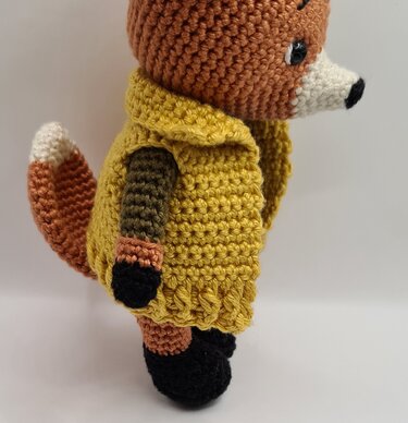 PDF crochet pattern Ferdinand the Fox